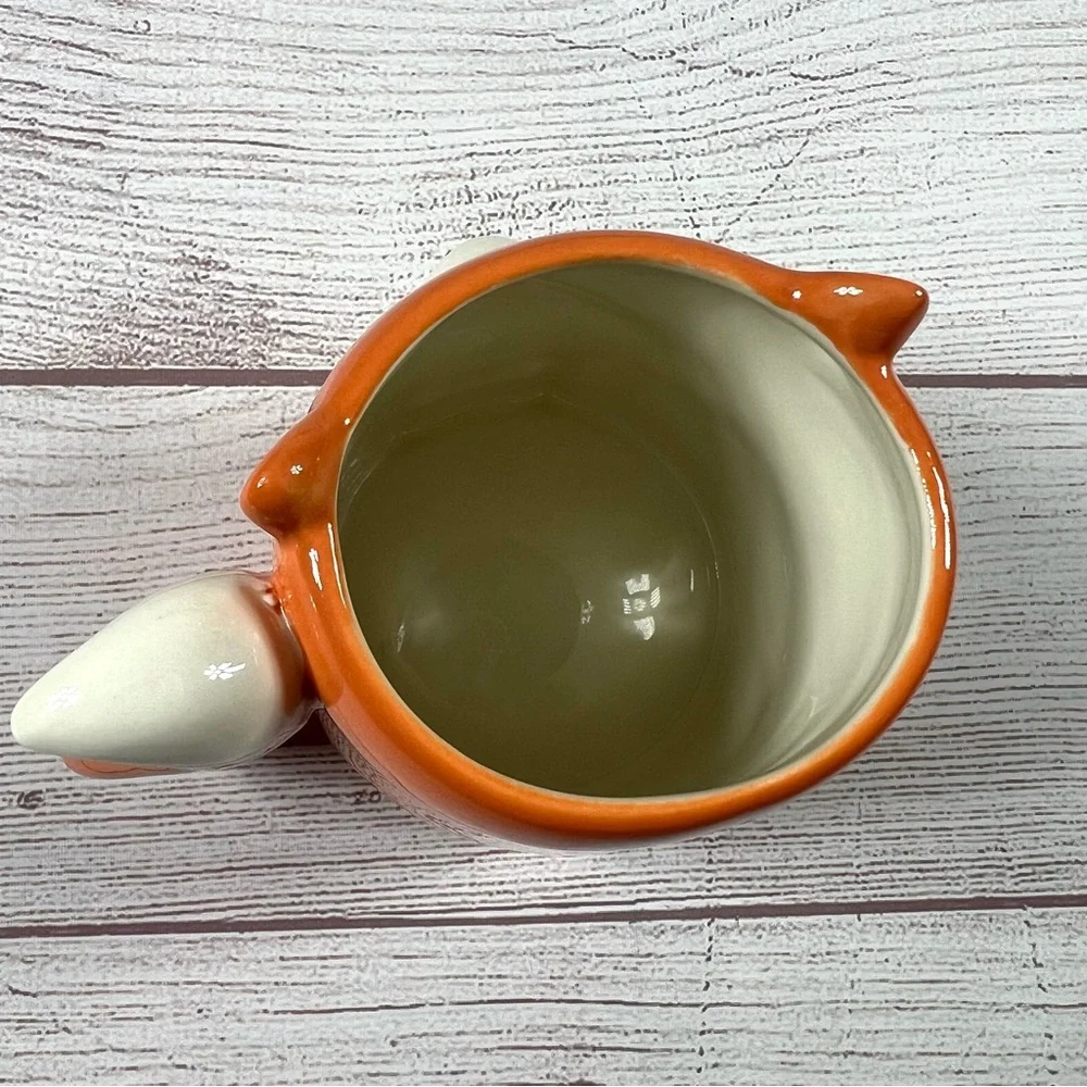 Paper Source Foxy Fox Orange Coffee Mug Cup